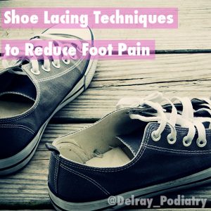 The way you lace your shoes can go a long way in keeping your feet healthy!