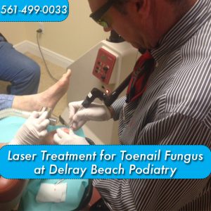 Laser treatment in action!