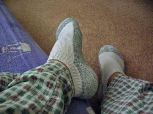 A fresh pair of socks is one of many tips for good foot hygiene. (Wikimedia Commons)