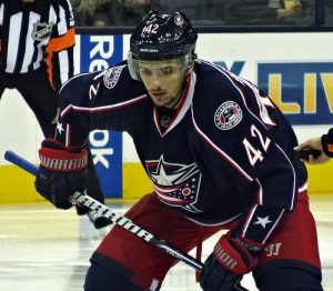 Artem Anisimov during his time with the Columbus Blue Jackets (Wikipedia)